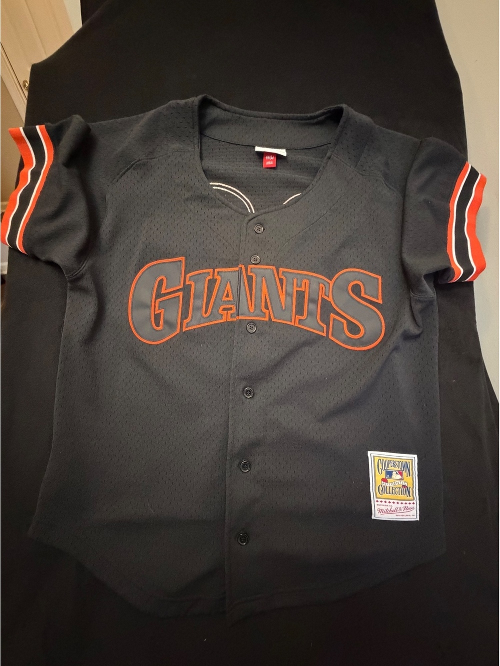 Mitchell & Ness Cooperstown Collection San Francisco Giants Baseball Jersey Size